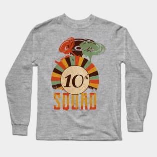 10th anniversary music squad, birthday gift vintage Long Sleeve T-Shirt